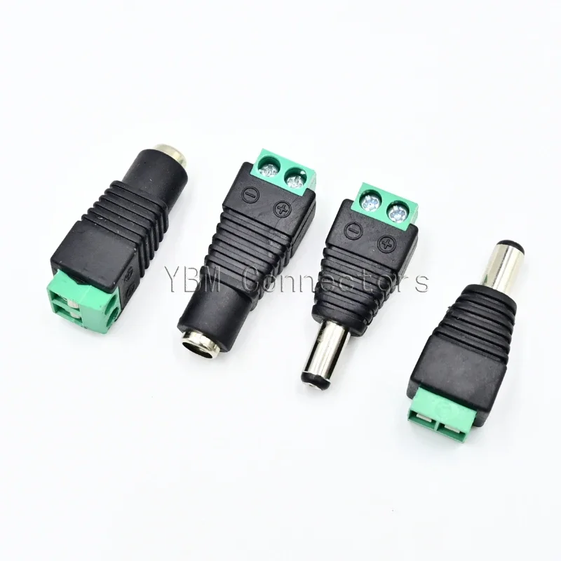 5/10/20Pairs 2.1mm x 5.5mm 12V DC Power Connector Plug Jack Male Female Socket Barrel Adapter for CCTV Camera LED Strip Supply
5/10/20Pairs 2.1mm x 5.5mm 12V DC Power Connector Plug Jack Male Female Socket Barrel Adapter for CCTV Camera LED Strip Supply