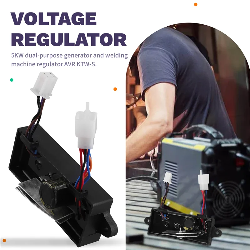 Автоматический регулятор напряжения Durable-5KW AVR KTW-S для генератора и сварочного аппарата
Автоматический регулятор напряжения Durable-5KW AVR KTW-S для генератора и сварочного аппарата