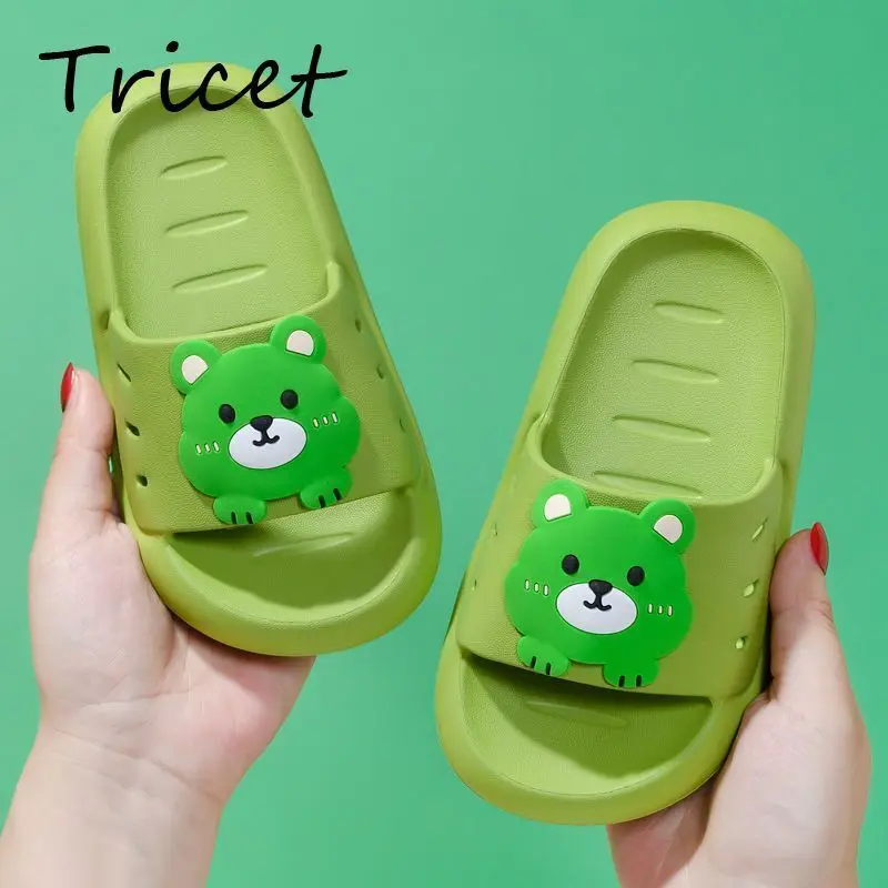 Cartoon Bear Children's Summer Shoes PVC Solid Outdoor Slippers For Boys Girls Light Barefoot Anti Slip Kids Beach Slippers
Cartoon Bear Children's Summer Shoes PVC Solid Outdoor Slippers For Boys Girls Light Barefoot Anti Slip Kids Beach Slippers