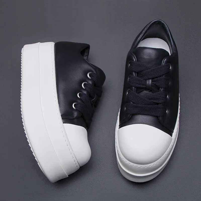 2025 spring new trend men's shoes thick sole leather breathable comfortable casual shoes men
2025 spring new trend men's shoes thick sole leather breathable comfortable casual shoes men