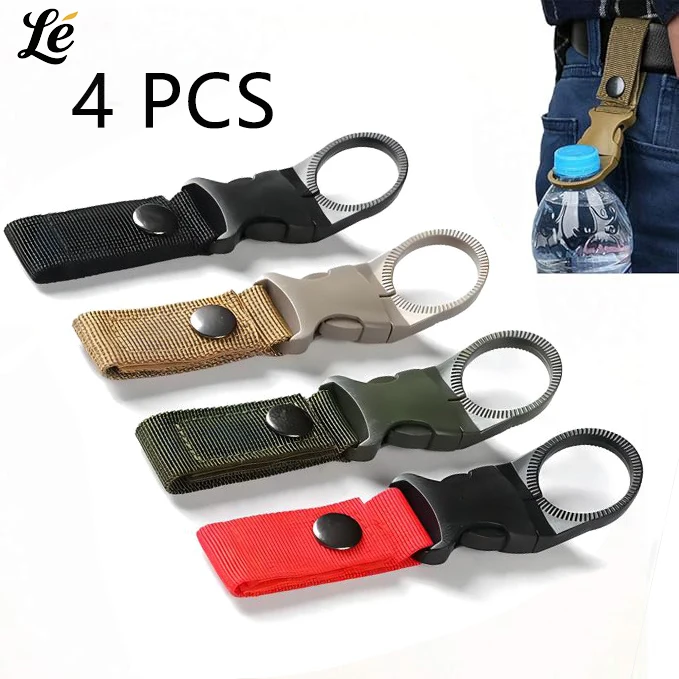 4Pcs Portable Water Bottle Clip Carabiner With Keychain Belt Strap For Outdoor Camping Hiking Travel Hiking Climbing Accessories
4Pcs Portable Water Bottle Clip Carabiner With Keychain Belt Strap For Outdoor Camping Hiking Travel Hiking Climbing Accessories