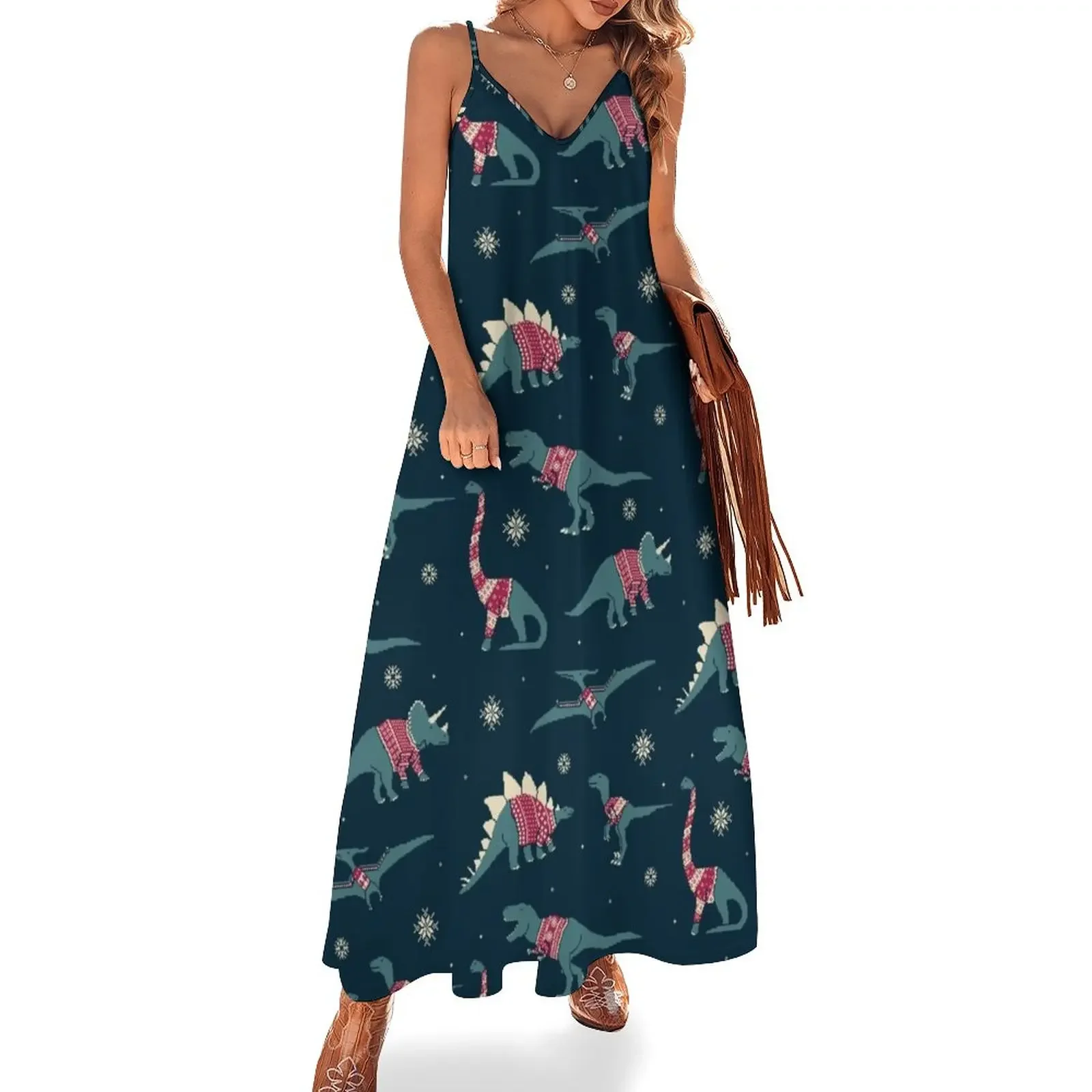 Dinos In Sweaters Sleeveless Dress summer woman dress 2025 elegant party dresses for women 2025 Dress
Dinos In Sweaters Sleeveless Dress summer woman dress 2025 elegant party dresses for women 2025 Dress