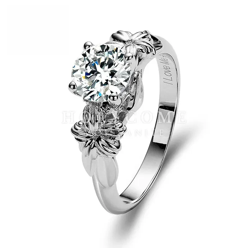 2024 Custom Design Flower Shape S925 Sterling Silver Round Cut D Color Moissanite Silver Plated Moissanite Ring
2024 Custom Design Flower Shape S925 Sterling Silver Round Cut D Color Moissanite Silver Plated Moissanite Ring