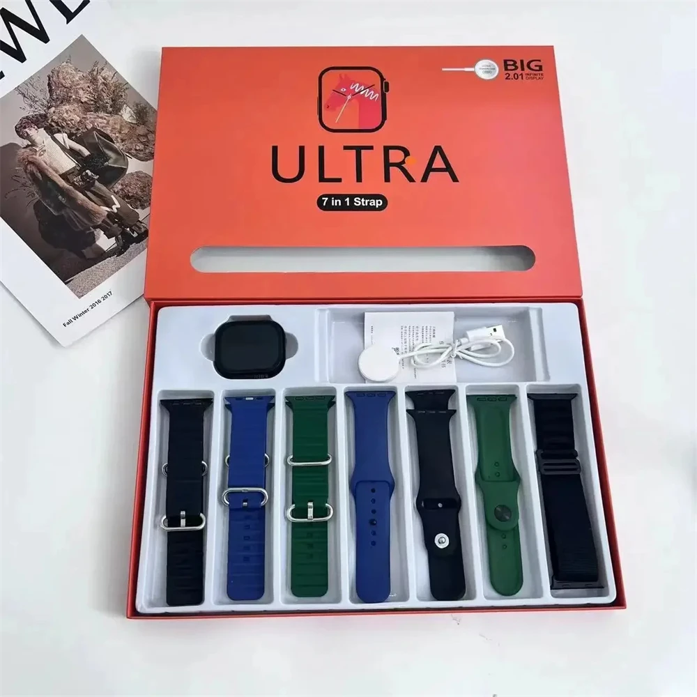 7 Watch Straps New Watch 10 Ultra 3 Smartwatch 2.2HD Amoled Circular Screen ECG Monitoring Reloj Inteligente Wireless Charging
7 Watch Straps New Watch 10 Ultra 3 Smartwatch 2.2HD Amoled Circular Screen ECG Monitoring Reloj Inteligente Wireless Charging