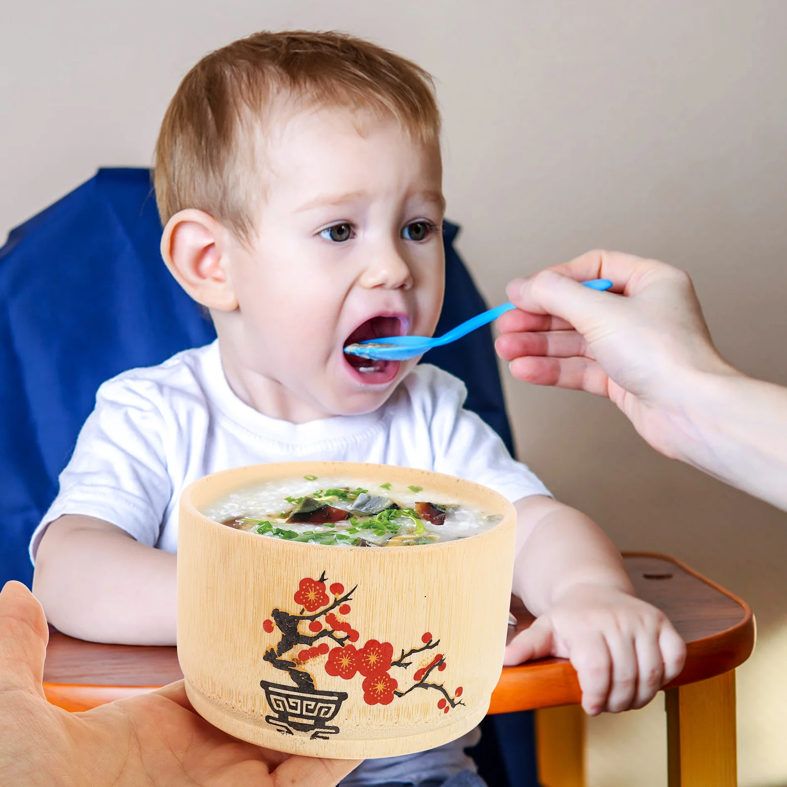 2Pcs Bamboo Bowl for Kids Deep Noodle Salad Soup Student Food Baby Porridge Container Sturdy Stackable Smooth Edge Practical
2Pcs Bamboo Bowl for Kids Deep Noodle Salad Soup Student Food Baby Porridge Container Sturdy Stackable Smooth Edge Practical