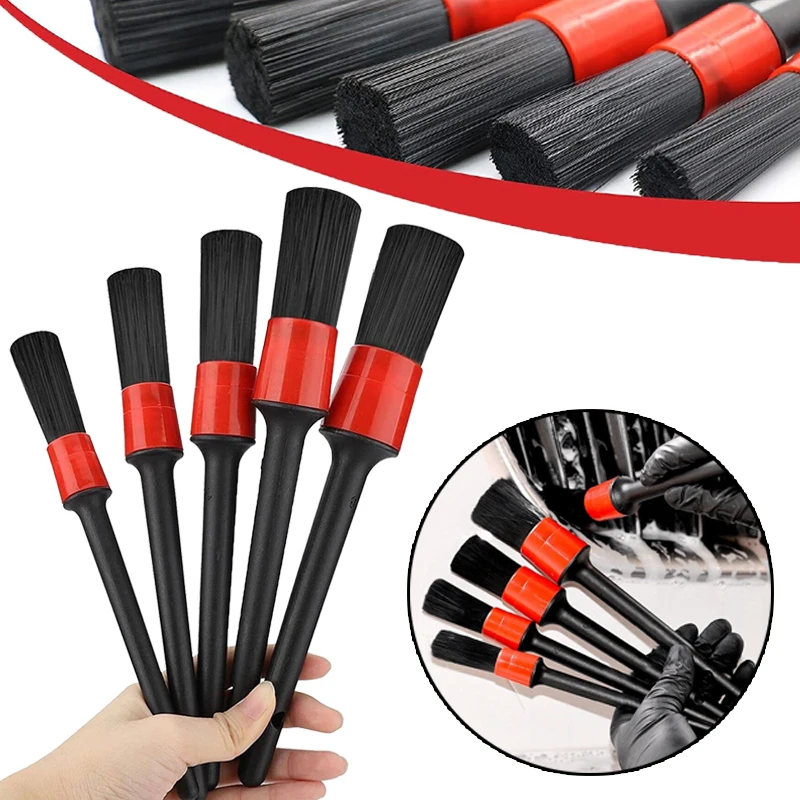 5Pcs Car Detailing Brush Set Long Soft Bristle Brush For Car Cleaning Detailing Brush Dashboard Air Outlet Wheel Cleaning Brush
5Pcs Car Detailing Brush Set Long Soft Bristle Brush For Car Cleaning Detailing Brush Dashboard Air Outlet Wheel Cleaning Brush