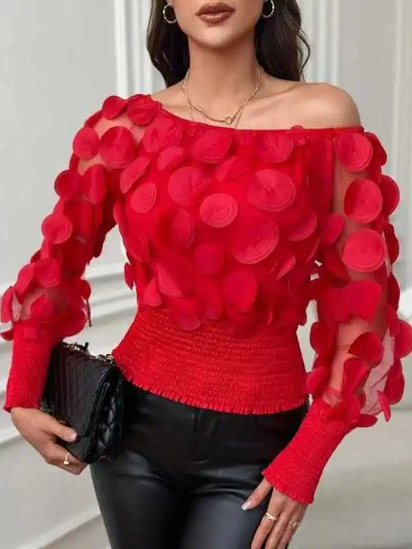 Женские блузки Ele Sle Весна 2024 с рукавами-фонариками, приталенные, из льняной ткани, А-силуэт, другие материалы
Женские блузки Ele Sle Весна 2024 с рукавами-фонариками, приталенные, из льняной ткани, А-силуэт, другие материалы