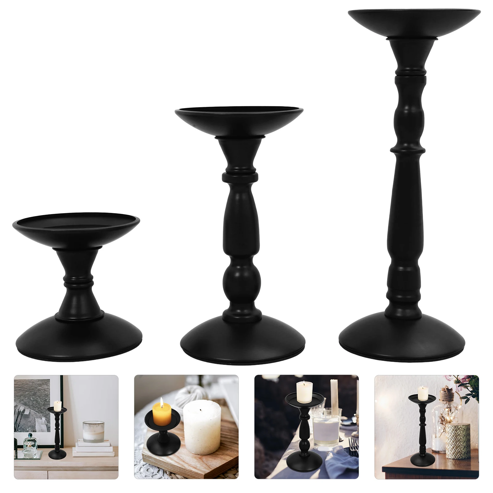3pcs Iron Holder Vintage Desktop Candlestick Stand Decorative For Party Wedding Home Bedroom Office Use Compact Metal
3pcs Iron Holder Vintage Desktop Candlestick Stand Decorative For Party Wedding Home Bedroom Office Use Compact Metal