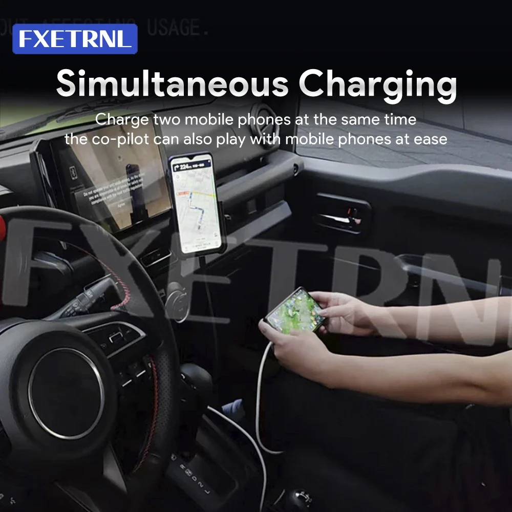 Car Charger Power Dual USB Car Charger Adapter and Type-C charging ports Accessory For Suzuki Jimny JB64 Sierra JB74W 2019-2025
Car Charger Power Dual USB Car Charger Adapter and Type-C charging ports Accessory For Suzuki Jimny JB64 Sierra JB74W 2019-2025