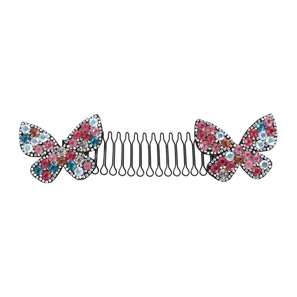 Fashion Rhinestone U Shape Hair Styling Comb Butterfly Bow Fixed Combs Teeth Star Spring Hair Comb Girls
Fashion Rhinestone U Shape Hair Styling Comb Butterfly Bow Fixed Combs Teeth Star Spring Hair Comb Girls
