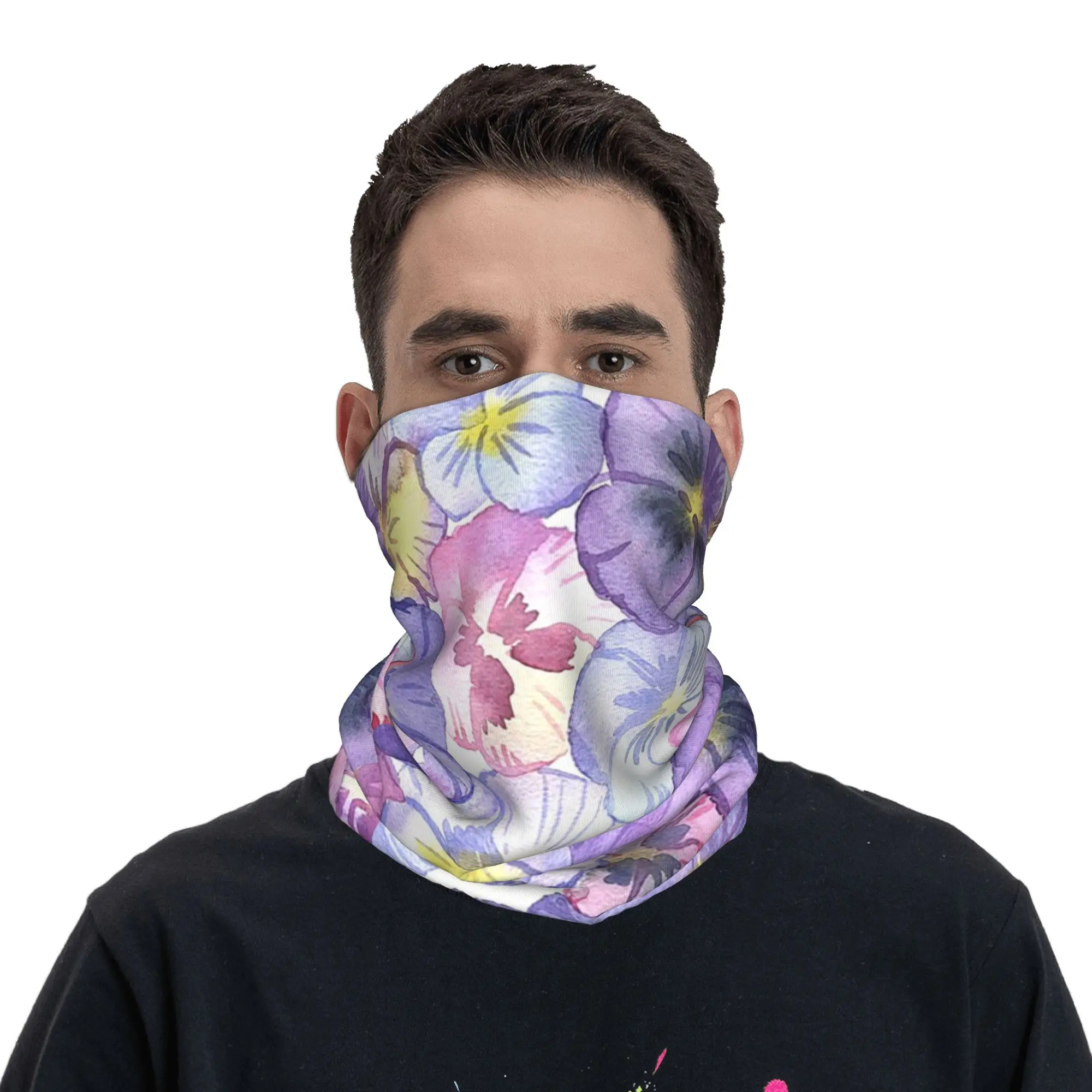 Watercolor Pansy Violet Flowers Bandana Neck Gaiter Printed Mask Scarf Headwear Hiking Fishing for Men Women Adult Winter
Watercolor Pansy Violet Flowers Bandana Neck Gaiter Printed Mask Scarf Headwear Hiking Fishing for Men Women Adult Winter