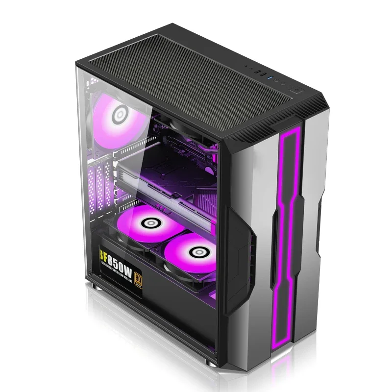 Корпус E-ATX для геймеров с корпусом из закаленного стекла RGB-вентилятор охлаждения ПК башни RGB настольный корпус игровой чехол для компьютера
Корпус E-ATX для геймеров с корпусом из закаленного стекла RGB-вентилятор охлаждения ПК башни RGB настольный корпус игровой чехол для компьютера