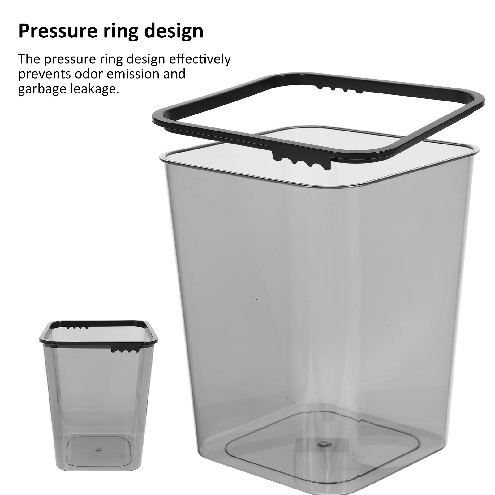 Square Trash Can Press Ring Heavy Duty Plastic Garbage Can Part Reliable Bag Holder No Scratch Surface Simple Design
Square Trash Can Press Ring Heavy Duty Plastic Garbage Can Part Reliable Bag Holder No Scratch Surface Simple Design