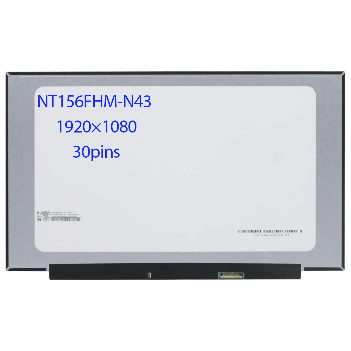 15.6 Slim Laptop LCD Screen NT156FHM-N43 fit B156HTN06.2 0A N156HGA-EA3 C3 for Lenovo V15 G2 G3 E15 Gen 4 ideapad 3-15ITL6
15.6 Slim Laptop LCD Screen NT156FHM-N43 fit B156HTN06.2 0A N156HGA-EA3 C3 for Lenovo V15 G2 G3 E15 Gen 4 ideapad 3-15ITL6