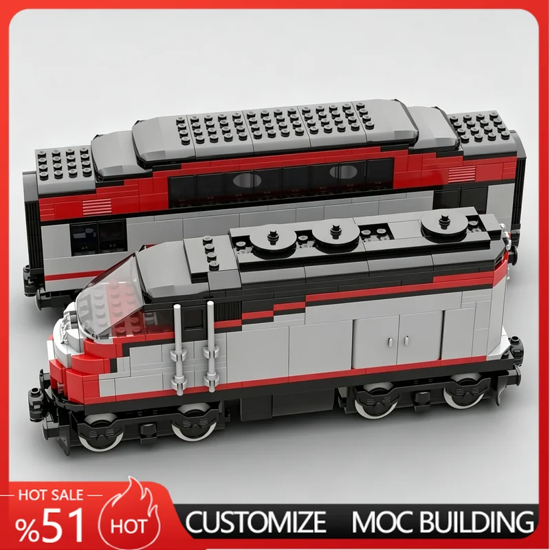 NEW 546 PCS City Train Set MOC Building Blocks Model DIY Assembly Toy For funs Birthday Gift Home Decoration Collection Display
NEW 546 PCS City Train Set MOC Building Blocks Model DIY Assembly Toy For funs Birthday Gift Home Decoration Collection Display