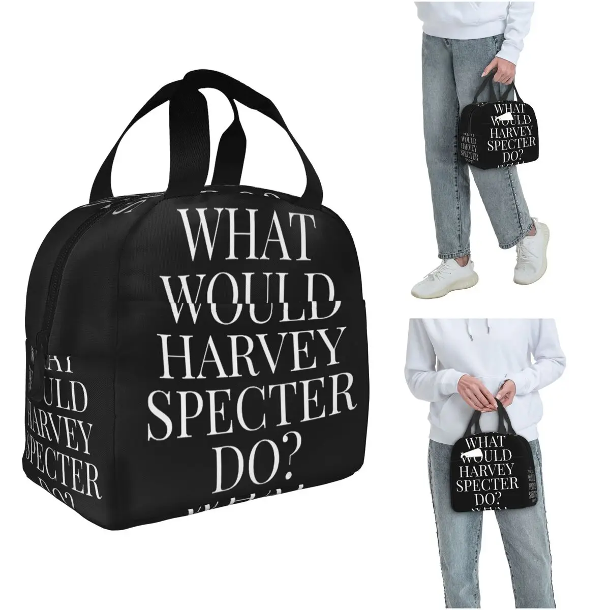 Изолированная сумка для обеда What Would Harvey Specter Do V2 для женщин и детей, портативные контейнеры для еды, термосумка для обеда
Изолированная сумка для обеда What Would Harvey Specter Do V2 для женщин и детей, портативные контейнеры для еды, термосумка для обеда