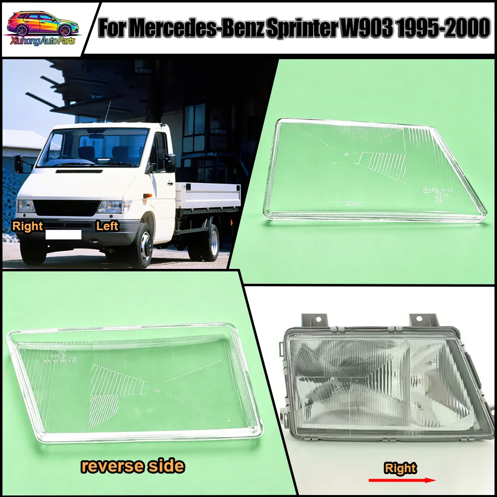 Front Headlight Shell Headlamp Transparent Lampshade Cover Lens Plexiglass 1995 1996 1997--2000 For Mercedes-Benz Sprinter W903
Front Headlight Shell Headlamp Transparent Lampshade Cover Lens Plexiglass 1995 1996 1997--2000 For Mercedes-Benz Sprinter W903