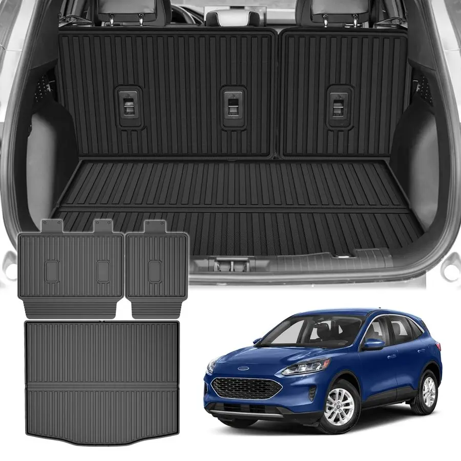 Коврик для багажника и спинки сидений для Ford Escape 2020-2026, индивидуально подогнанный коврик для багажника, защита задних сидений от любых погодных условий, защита салона
Коврик для багажника и спинки сидений для Ford Escape 2020-2026, индивидуально подогнанный коврик для багажника, защита задних сидений от любых погодных условий, защита салона