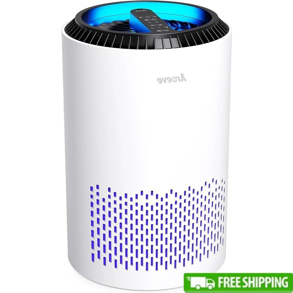 Очиститель воздуха для спальни, дома, воздухоочиститель, дым, пыльца, перхоть запах волос с режимом сна, контроль скорости, ароматический диффузор 287 футов2 
Очиститель воздуха для спальни, дома, воздухоочиститель, дым, пыльца, перхоть запах волос с режимом сна, контроль скорости, ароматический диффузор 287 футов2