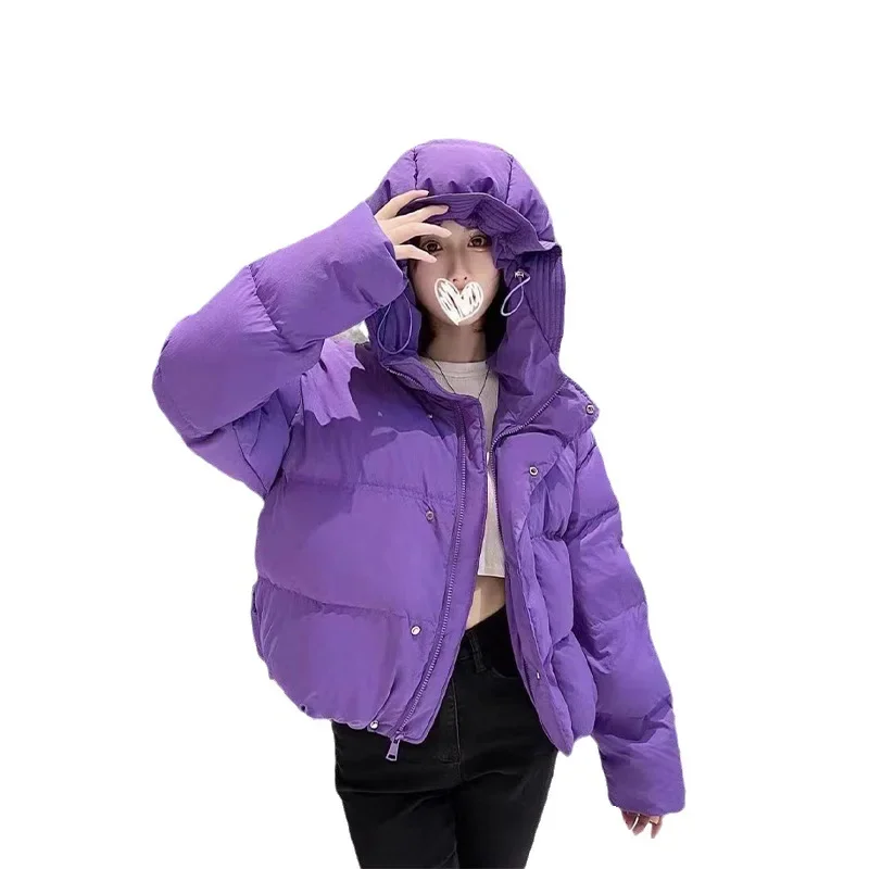 Women Parkas Hooded Long Sleeve Stand Collar Solid Color Zipper Pockets High Street Outerwear Slim Thick Warm Autumn 2023
Women Parkas Hooded Long Sleeve Stand Collar Solid Color Zipper Pockets High Street Outerwear Slim Thick Warm Autumn 2023