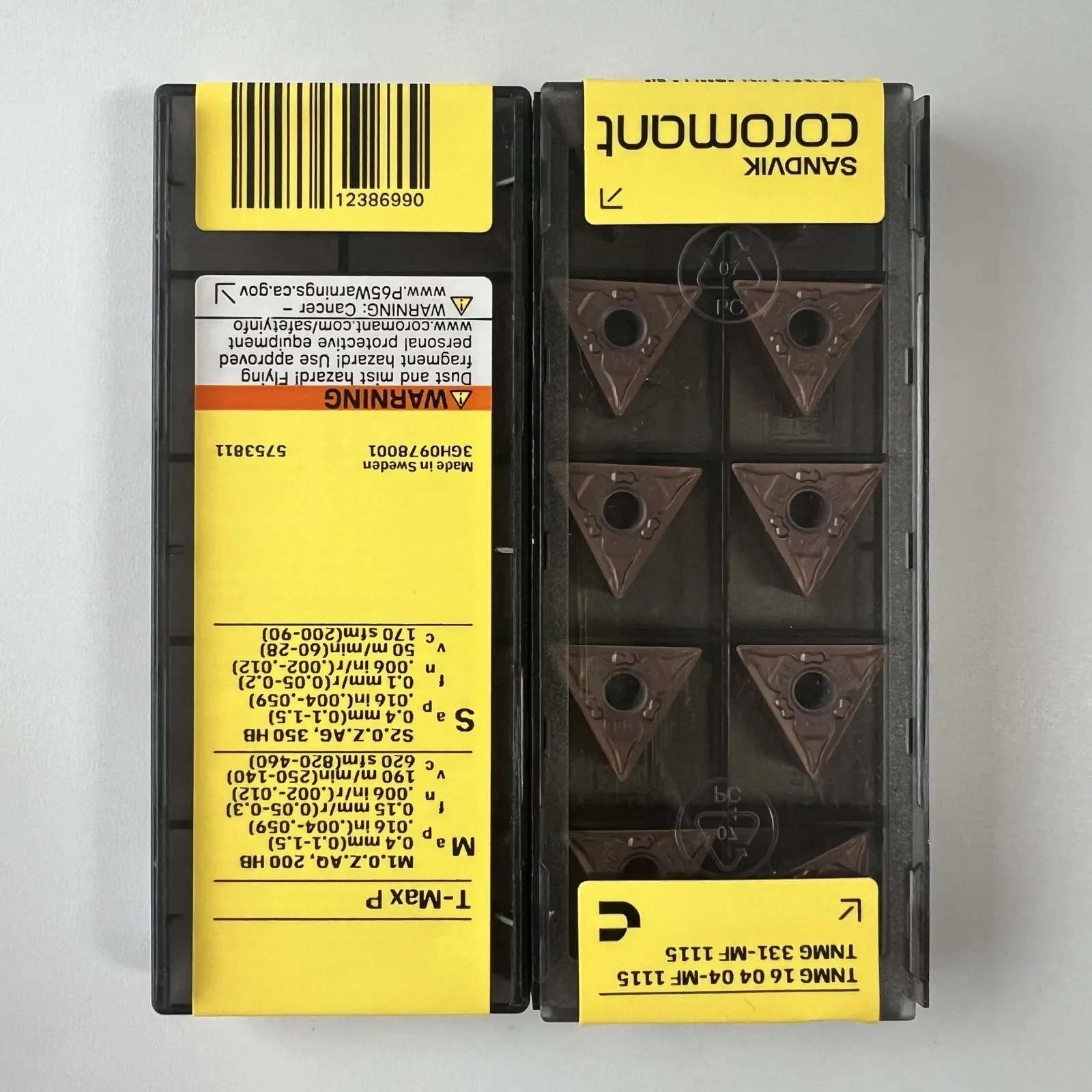 SANDVIK-Coromant / TNMG160404-MF 1115 / 10 Pcs
SANDVIK-Coromant / TNMG160404-MF 1115 / 10 Pcs