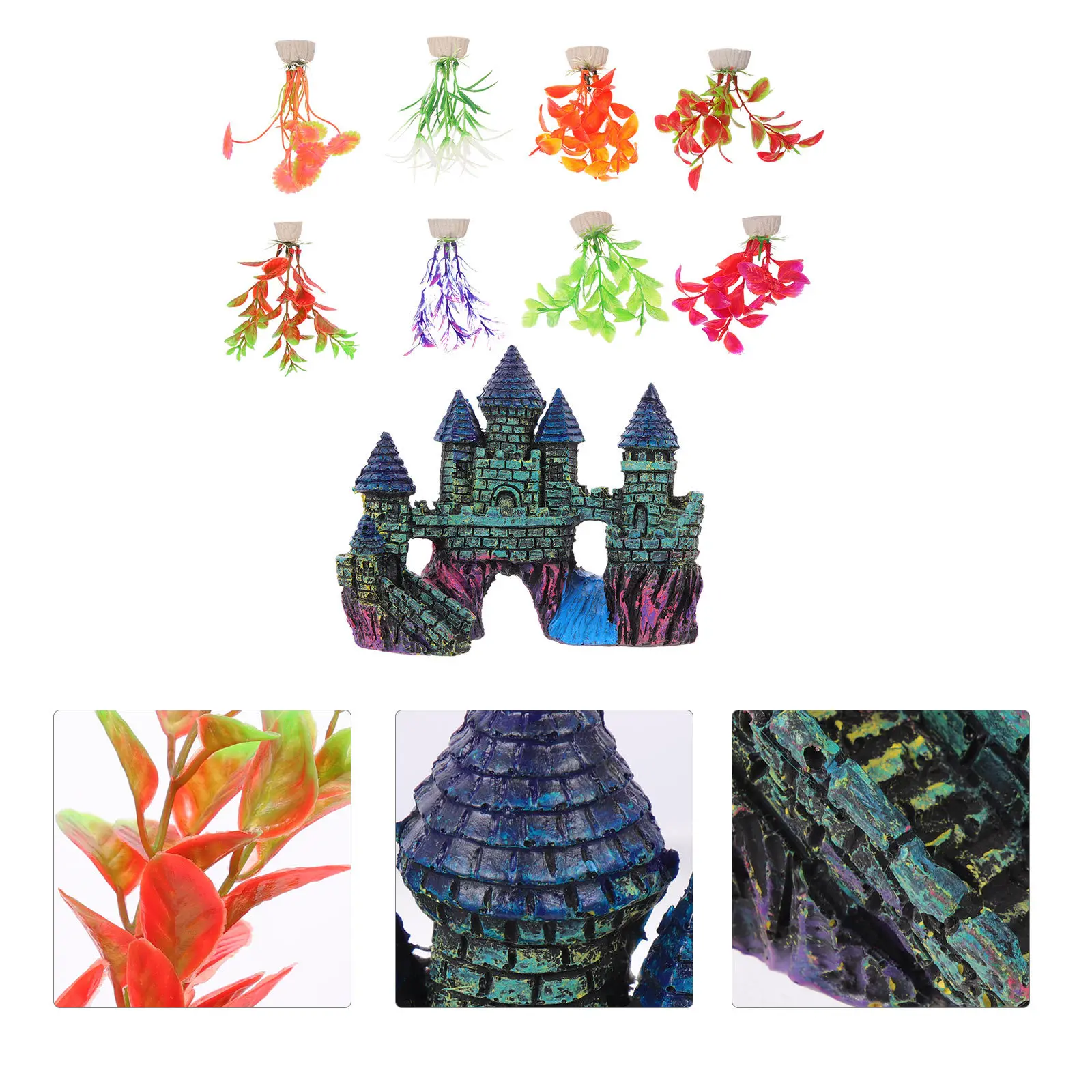 1Set Resin Castle Craft Aquarium Decoration Natural Flavor Fish Tank Adornment Realistic Details Affordable Price
1Set Resin Castle Craft Aquarium Decoration Natural Flavor Fish Tank Adornment Realistic Details Affordable Price