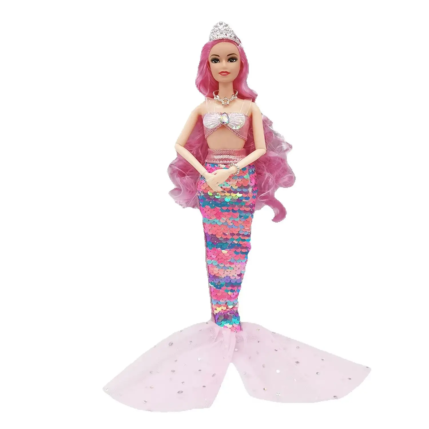 1/6 Cute Princess Mermaid Dolls with Sequin Skirt Suit Multi Joints Movable Doll Kids Toys Birthday Christmas Present Gifts
1/6 Cute Princess Mermaid Dolls with Sequin Skirt Suit Multi Joints Movable Doll Kids Toys Birthday Christmas Present Gifts