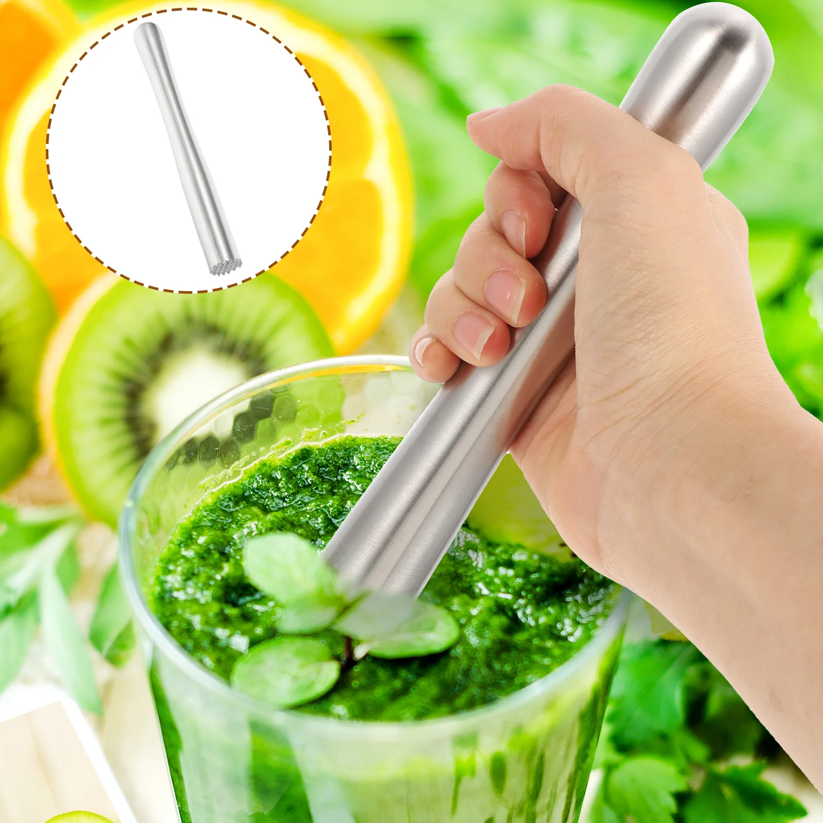 Stainless Steel Ice Crusher Bar Tools Lemon Hammer Pounding Sticks for Home Bar Restaurant Practical Use
Stainless Steel Ice Crusher Bar Tools Lemon Hammer Pounding Sticks for Home Bar Restaurant Practical Use