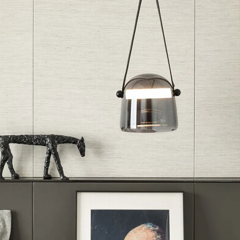 Nordic Glass Hanging Lamps Luminaire Leather Pendant Light Fixture Kitchen Living Room Bedroom Lighting Bedside Designer Decor
Nordic Glass Hanging Lamps Luminaire Leather Pendant Light Fixture Kitchen Living Room Bedroom Lighting Bedside Designer Decor