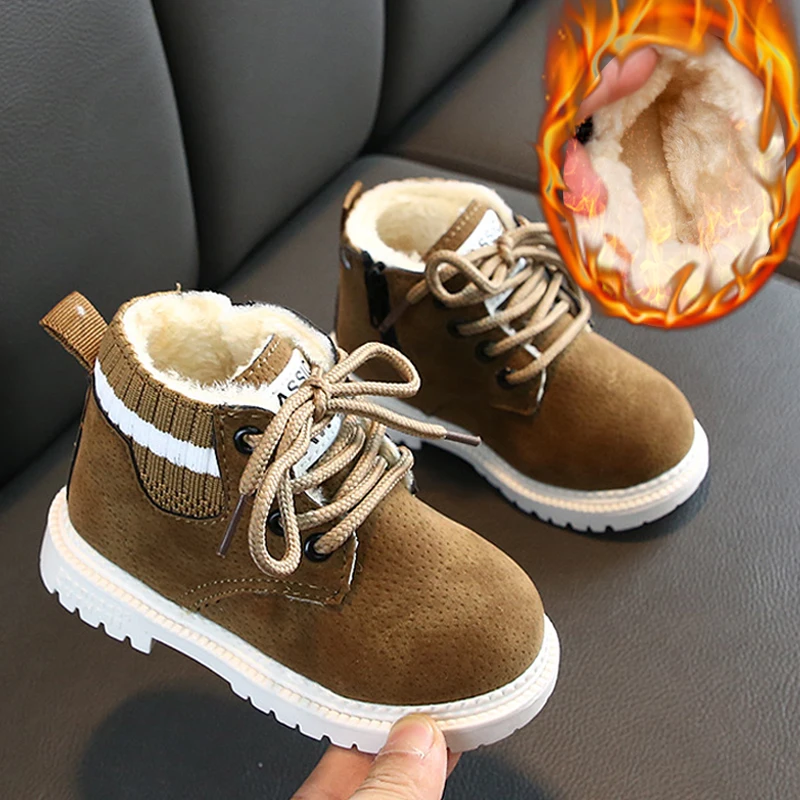 Children Casual Shoes Autumn Winter Boots Boys Shoes Warm Kids Shoes Leather Soft Antislip Girls Boots 21-30 Sport Running Shoes
Children Casual Shoes Autumn Winter Boots Boys Shoes Warm Kids Shoes Leather Soft Antislip Girls Boots 21-30 Sport Running Shoes