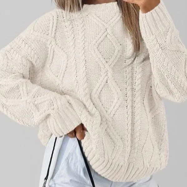 Faionable Long Sve Color Knitted Sweater for Women Thi Coolmax Fiber Ciwalk Collar Inner Wear Winter New ...
Faionable Long Sve Color Knitted Sweater for Women Thi Coolmax Fiber Ciwalk Collar Inner Wear Winter New ...