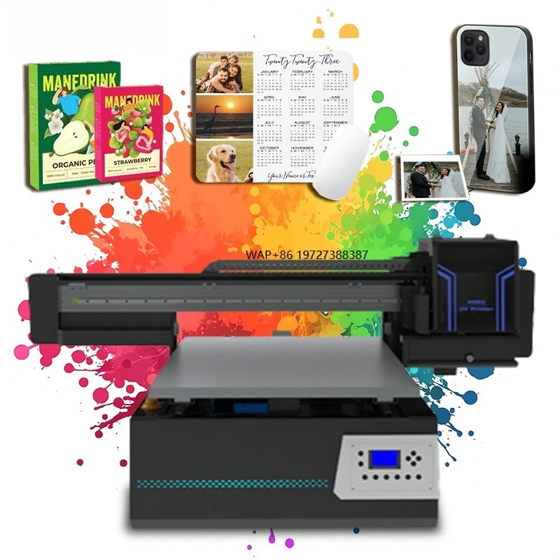 High Definition UV 6090 Inkjet Printer with CCD Automatic Positioning for Phone Case USB Badge Bottle Glass Golf Ball Wood Pens
High Definition UV 6090 Inkjet Printer with CCD Automatic Positioning for Phone Case USB Badge Bottle Glass Golf Ball Wood Pens