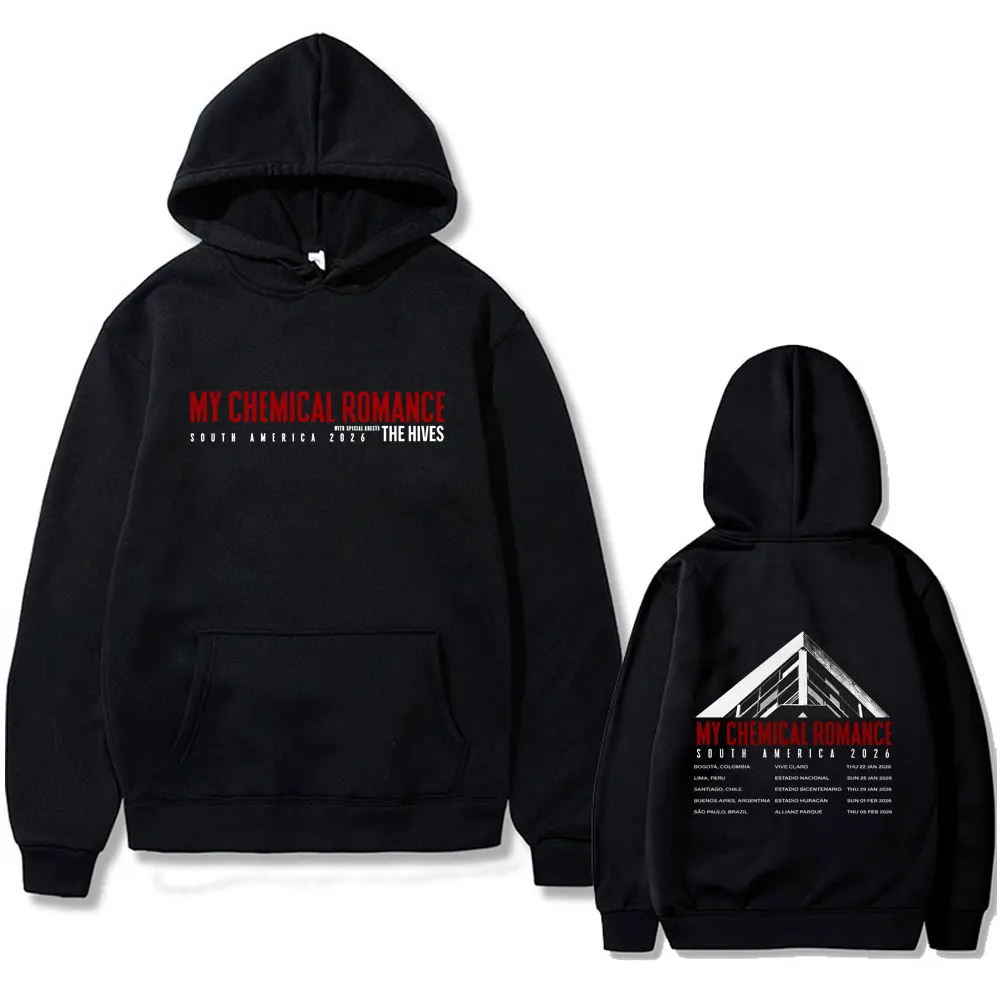 My Chemical Romance Punk Emo Band South America 2026 Tour Hoodie Men Women Clothing Gothic Oversized Hoodies Man Casual Pullover
My Chemical Romance Punk Emo Band South America 2026 Tour Hoodie Men Women Clothing Gothic Oversized Hoodies Man Casual Pullover