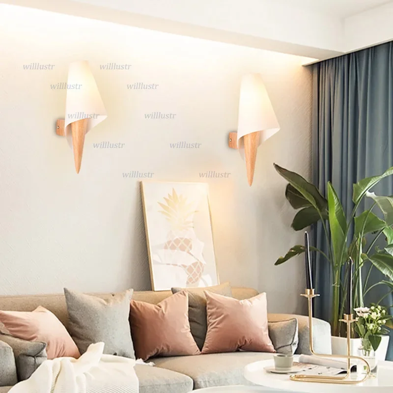 Glass Wooden Conch Shape Lighting Creative Solid Wood Wall Lamp Modern Milk White Sconce Hotel Porch Aisle Living Room Bedroom
Glass Wooden Conch Shape Lighting Creative Solid Wood Wall Lamp Modern Milk White Sconce Hotel Porch Aisle Living Room Bedroom