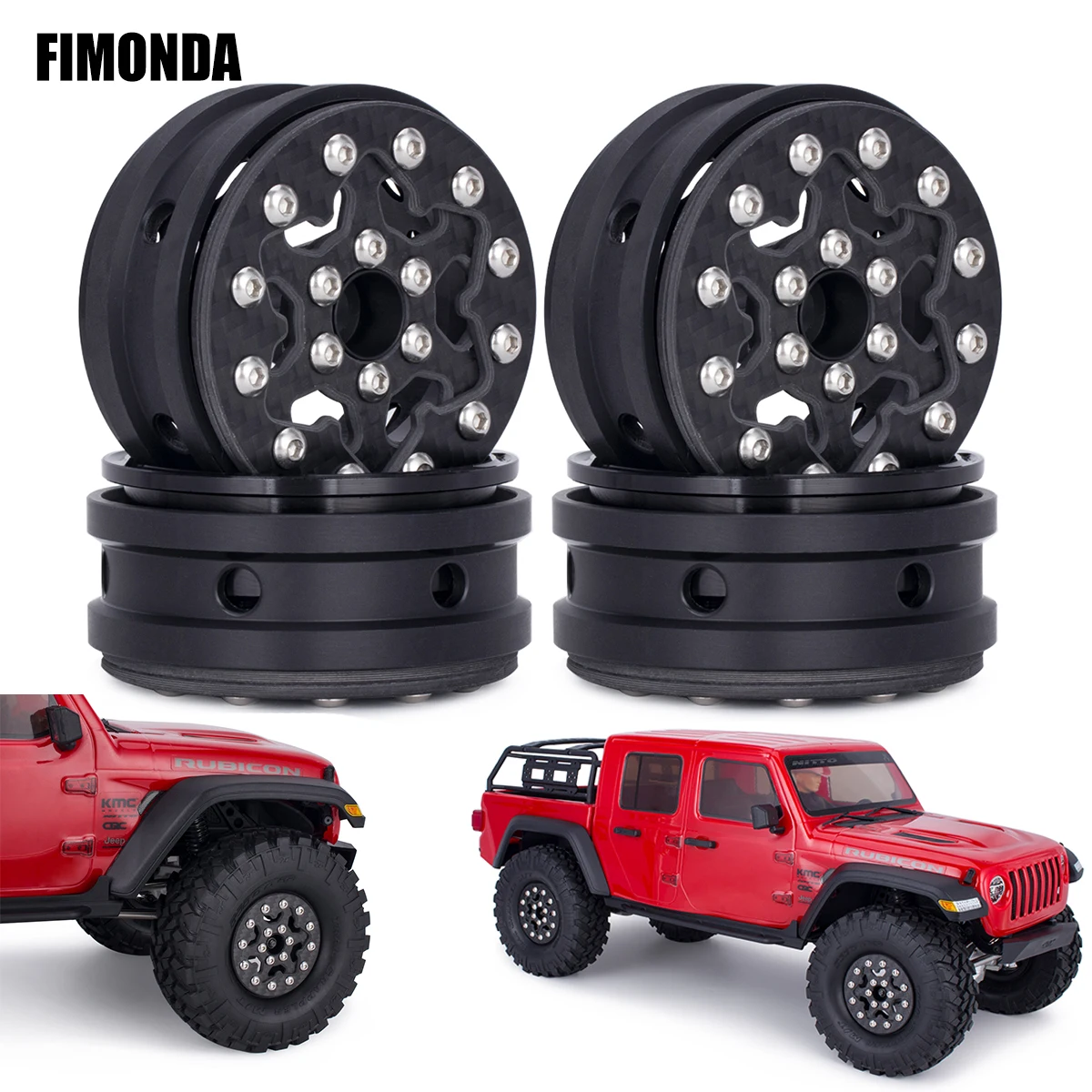 1.9 Inch Carbon Fiber Beadlock Wheels for 1/10 RC Crawler Axial SCX10 D90 TRX4 TRX6 Gen8 DIY – Durable Off-RC Car Upgrade
1.9 Inch Carbon Fiber Beadlock Wheels for 1/10 RC Crawler Axial SCX10 D90 TRX4 TRX6 Gen8 DIY – Durable Off-RC Car Upgrade