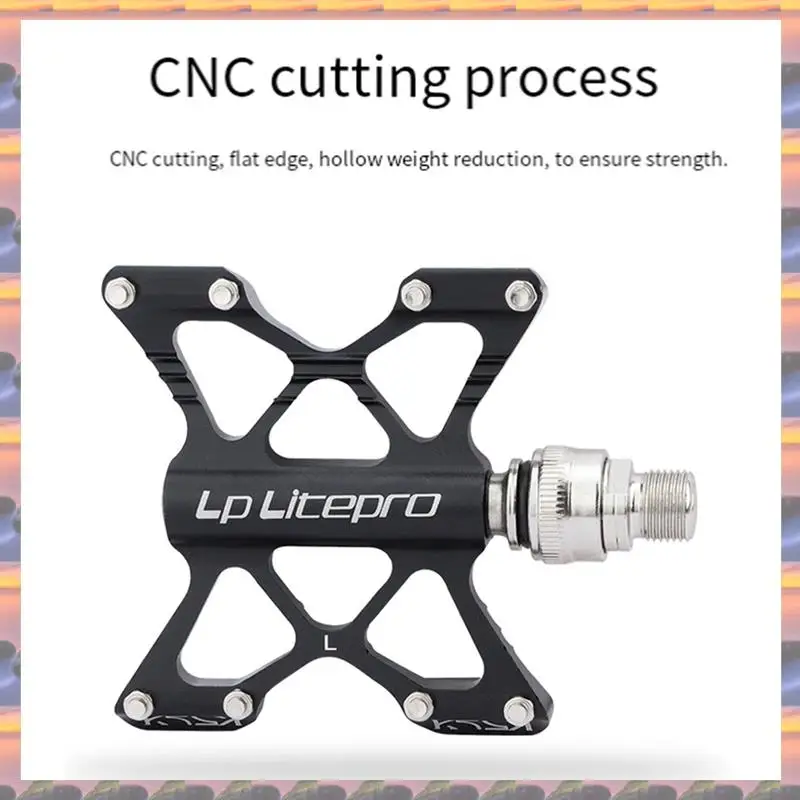 ABML Litepro K5 Quick Release Pedal Widened Non-Slip Ultralight Sealed Bearing Folding Bike Pedals Bicycle Part
ABML Litepro K5 Quick Release Pedal Widened Non-Slip Ultralight Sealed Bearing Folding Bike Pedals Bicycle Part
