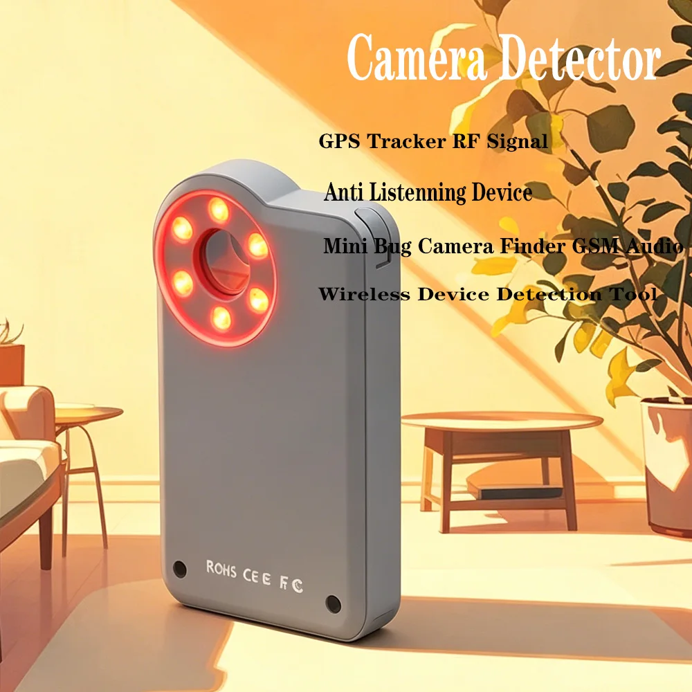 Anti Spy Hidden Camera Detector Wifi Bluetooth Audio Bug Detect Vibration Warning Anti-Candid Anti-Eavesdropping Spying Gadgets
Anti Spy Hidden Camera Detector Wifi Bluetooth Audio Bug Detect Vibration Warning Anti-Candid Anti-Eavesdropping Spying Gadgets