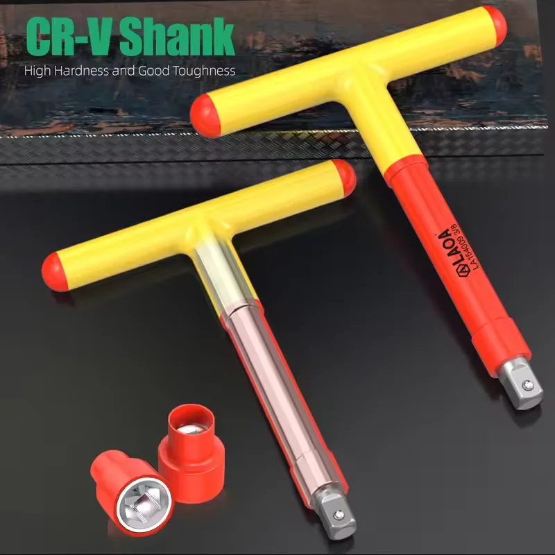 LAOA CR-V хромованадиевая сталь, короткий стержень, изолированный торцевой ключ, 1000 В, изолированный Т-образный торцевой ключ, быстросъемный, нескользящий
LAOA CR-V хромованадиевая сталь, короткий стержень, изолированный торцевой ключ, 1000 В, изолированный Т-образный торцевой ключ, быстросъемный, нескользящий