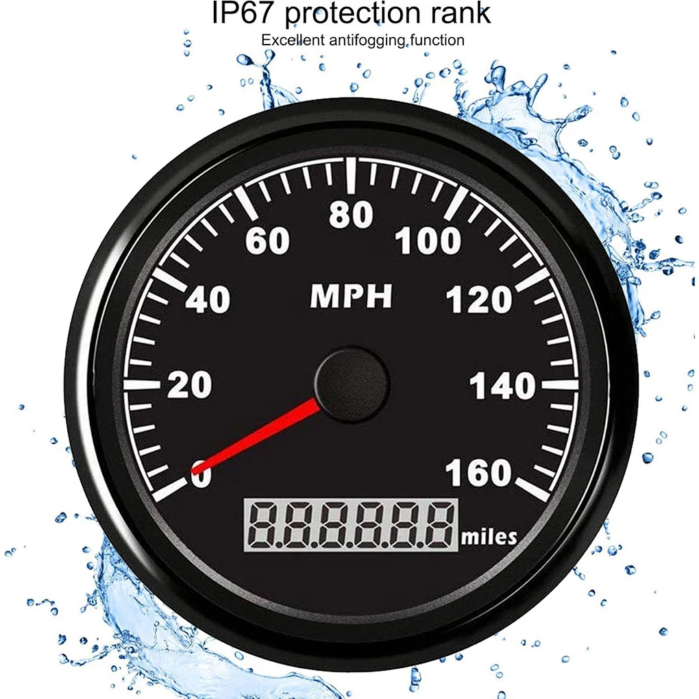 Waterproof Universal 85mm GPS Speedometer 160 MPH Speed Gauge Odometer 12V/24V With Red Backlight for Boats Car Motorcycle
Waterproof Universal 85mm GPS Speedometer 160 MPH Speed Gauge Odometer 12V/24V With Red Backlight for Boats Car Motorcycle