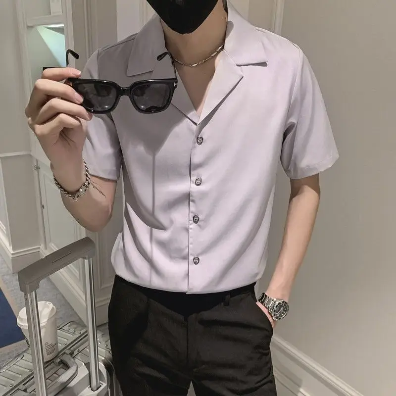 Short-sleeved Shirt for Men, Trendy and Thin Summer Half-sleeved Slim Korean Style Trendy Hairstylist Versatile Shirt for Men
Short-sleeved Shirt for Men, Trendy and Thin Summer Half-sleeved Slim Korean Style Trendy Hairstylist Versatile Shirt for Men