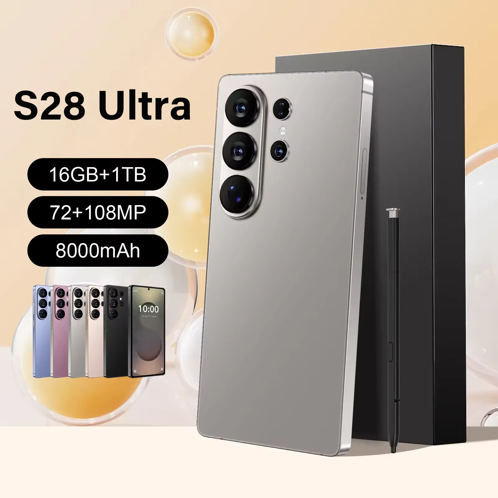2026 NEW Silicone Case for SNS S28 Ultra 7.3inch Global Edition Mobile Phones Accessories 7800mAh HD Smart Android WiFi
2026 NEW Silicone Case for SNS S28 Ultra 7.3inch Global Edition Mobile Phones Accessories 7800mAh HD Smart Android WiFi