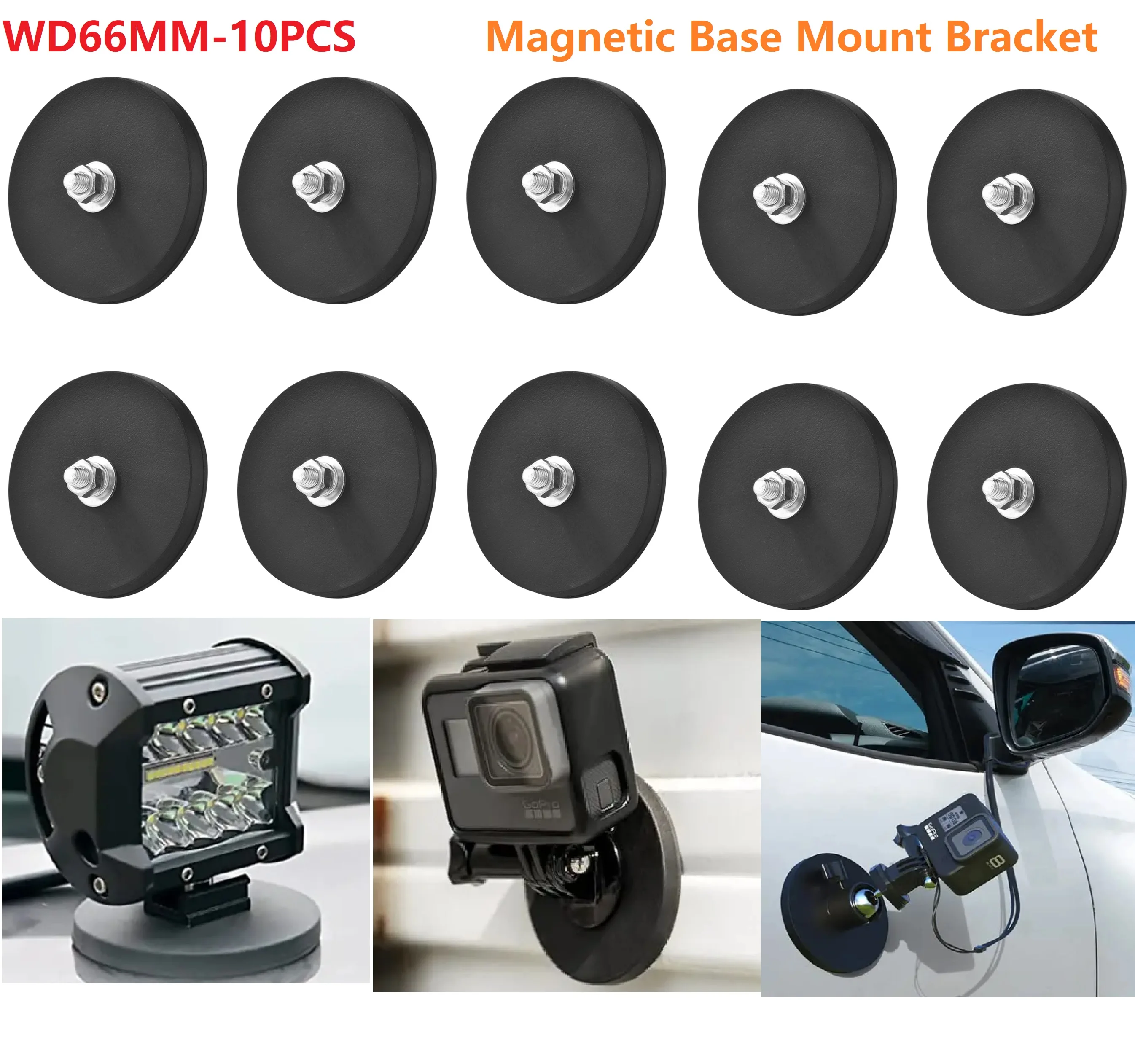 10PCS WD66MM M6 Bolt Magnetic Base Mount Bracket Clamp LED Work Light Bar Holder SUV Offroad
10PCS WD66MM M6 Bolt Magnetic Base Mount Bracket Clamp LED Work Light Bar Holder SUV Offroad