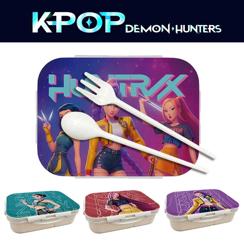 K-Pop Demon Hunters Toy Anime Kpop Girl Group Rumi Zoey Mira Figures Office Worker Student Wheat Straw Lunch Box Bento Box Gift
K-Pop Demon Hunters Toy Anime Kpop Girl Group Rumi Zoey Mira Figures Office Worker Student Wheat Straw Lunch Box Bento Box Gift