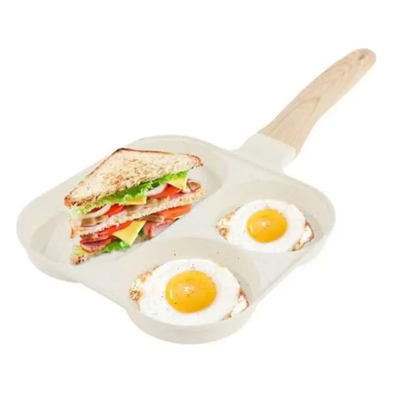 Egg Frying Pan 3 In 1 Egg Frying Pan Non-Stick Omelette Pan With Wooden Handle Kitchen Breakfast Egg Cooking Pan
Egg Frying Pan 3 In 1 Egg Frying Pan Non-Stick Omelette Pan With Wooden Handle Kitchen Breakfast Egg Cooking Pan