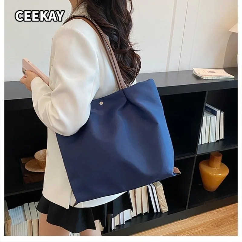 CEEKAY Multi Color Wrinkle Nylon Shoulder Tote Bag PU Spacious Light Handbag for Weekend Errands Travel Office Ladies Daily Use
CEEKAY Multi Color Wrinkle Nylon Shoulder Tote Bag PU Spacious Light Handbag for Weekend Errands Travel Office Ladies Daily Use