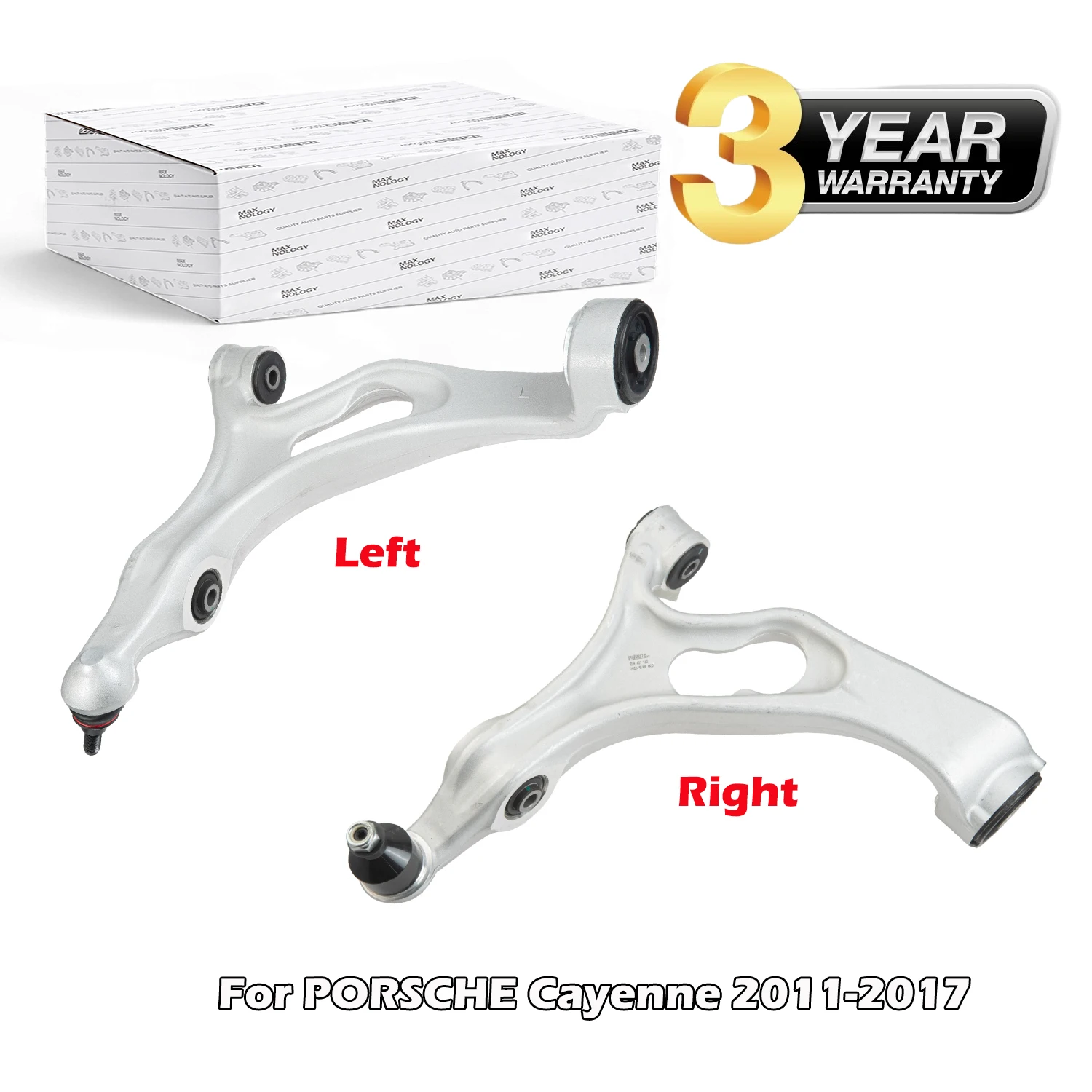 Front Lower Left or Right Control Arm Assembly 95834105301,95834105401 For PORSCHE Cayenne 2011-18
Front Lower Left or Right Control Arm Assembly 95834105301,95834105401 For PORSCHE Cayenne 2011-18