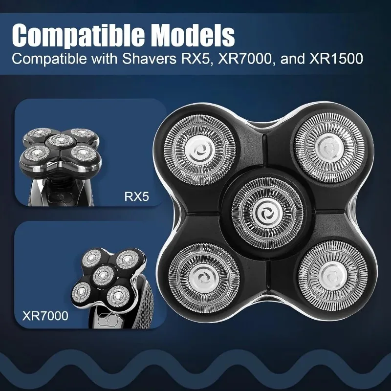 Quality RX5 Replacement Head Compatible with Head Shaver Shaver Replacement Heads for Washable Shaver Blade for Wet Dry Shaving
Quality RX5 Replacement Head Compatible with Head Shaver Shaver Replacement Heads for Washable Shaver Blade for Wet Dry Shaving