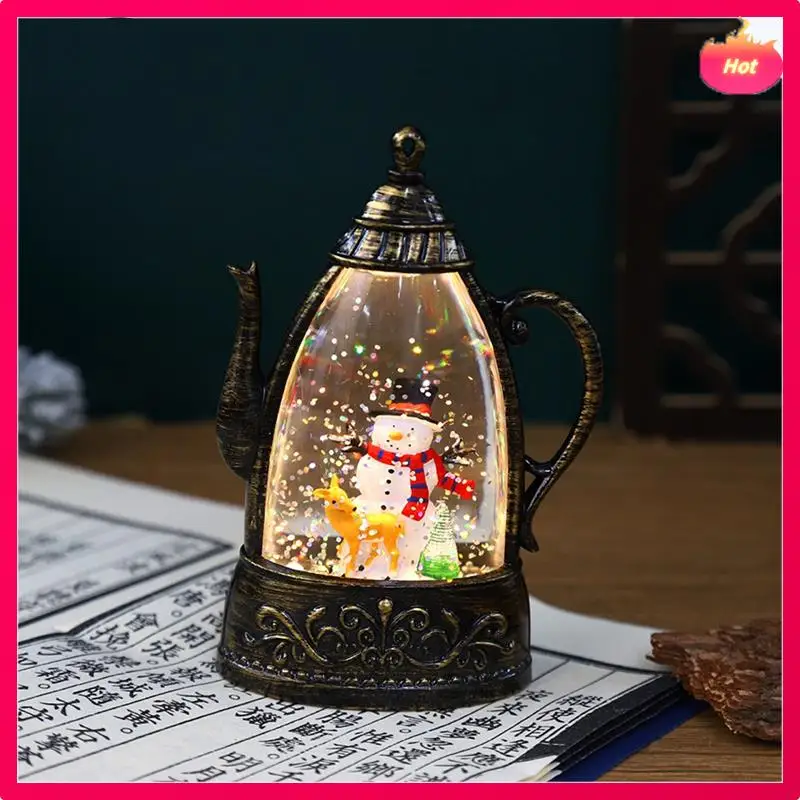 Светодиодный ночник в стиле ретро-чайник ABYP — популярное рождественское украшение, светящаяся лампа для детей, идеальный подарок на Рождество 
Светодиодный ночник в стиле ретро-чайник ABYP — популярное рождественское украшение, светящаяся лампа для детей, идеальный подарок на Рождество