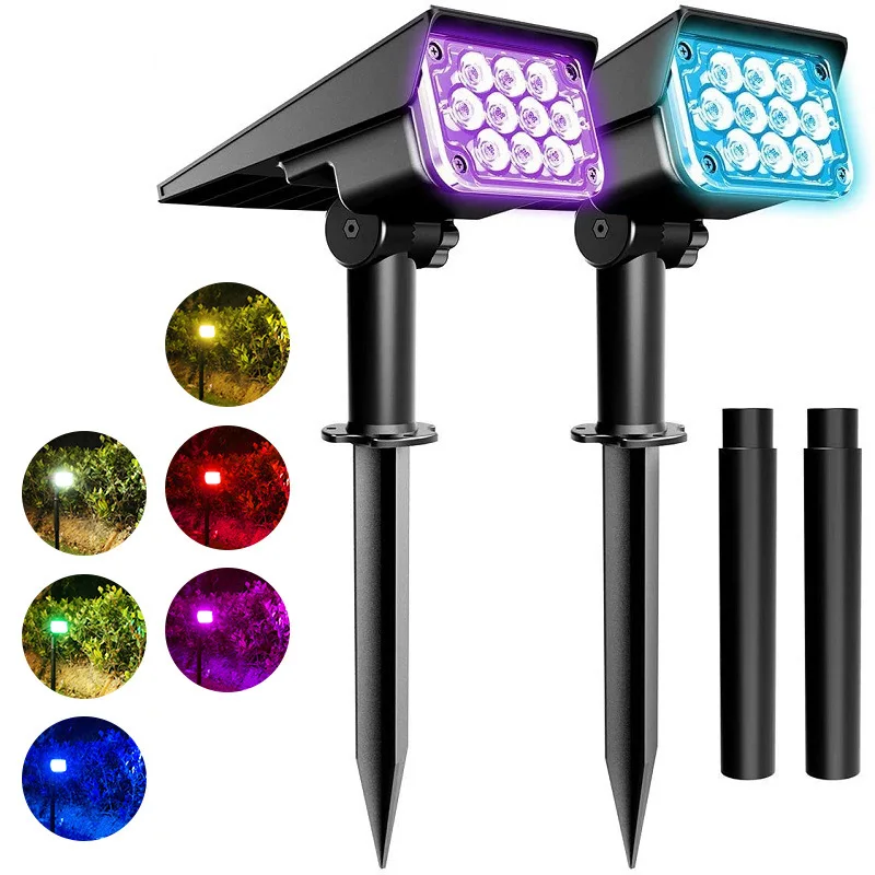 2026 Lawn Solar Lamps LED Waterproof Outdoor RGB Spotlight Landscape Garden Villa Courtyard Plug-in/wall-mounted Tree Light Hot
2026 Lawn Solar Lamps LED Waterproof Outdoor RGB Spotlight Landscape Garden Villa Courtyard Plug-in/wall-mounted Tree Light Hot