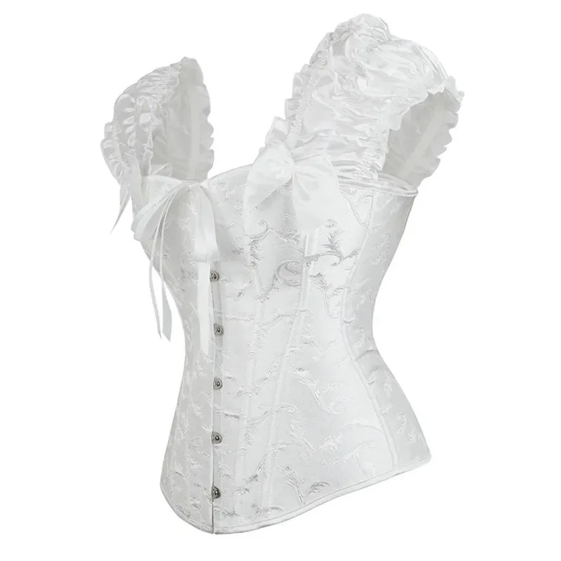 New Y2k European & American sexy shapewear, bridal strapless dress, waist cinching, bubble sleeves, abdominal shaping suit
New Y2k European & American sexy shapewear, bridal strapless dress, waist cinching, bubble sleeves, abdominal shaping suit